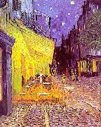 Vincent Van Gogh The Cafe Terrace on the Place du Forum, Arles, at Night Spain oil painting artist